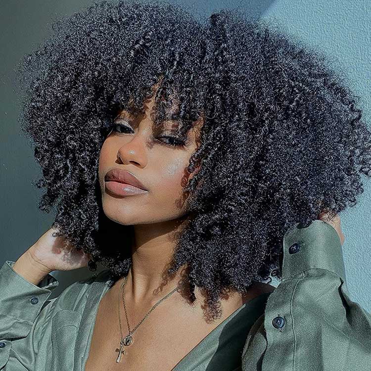 Natural kinky human hair wigs best sale