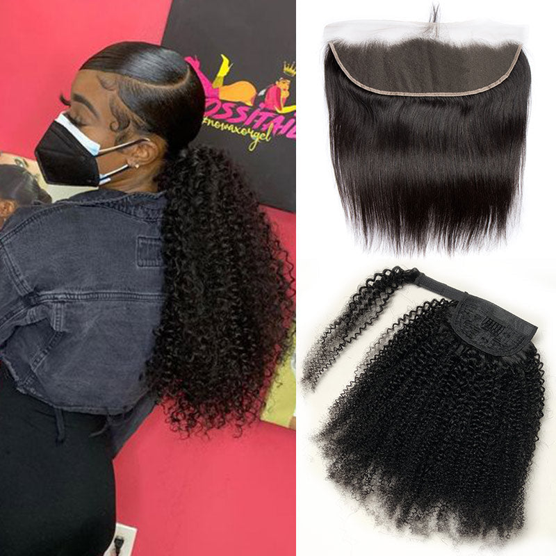 Lace frontal ponytail hotsell