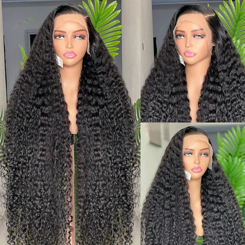 13x4 Lace Front Wig Pre Plucked HD Lace Wig Curly Hair 