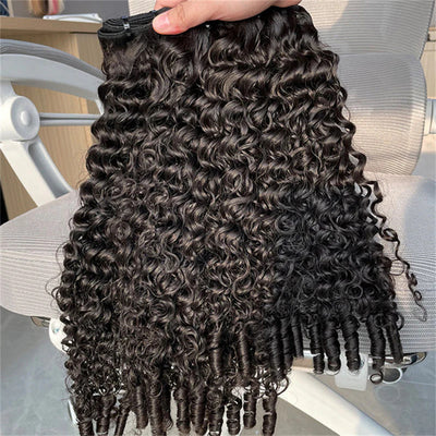  Burmese Curly Hair Indian Hair 3 Bundles 
