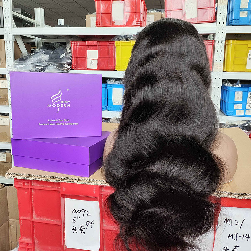 Real picture body wave lace wig