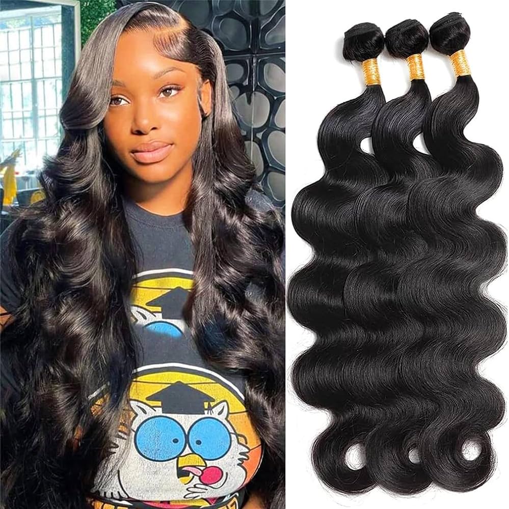 Body Wave 3 Bundles 100% Brazilian Virgin Human Hair