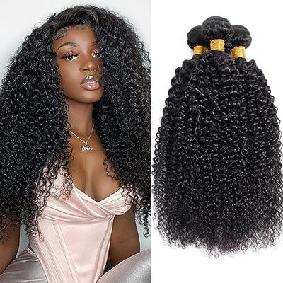 Kinky Curly 4 Bundles 100% Brazilian Virgin Human Hair