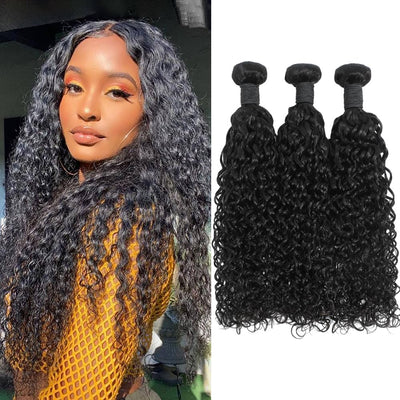 Deep Wave 3 Bundles 100% Brazilian Virgin Human Hair