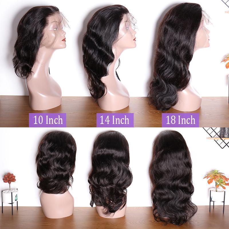 360 sale lace frontal human hair wigs loose body wigs 150% density