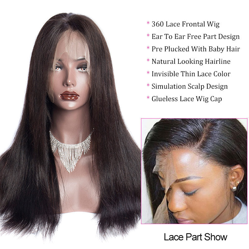 Human Hair hot 360 lace frontal