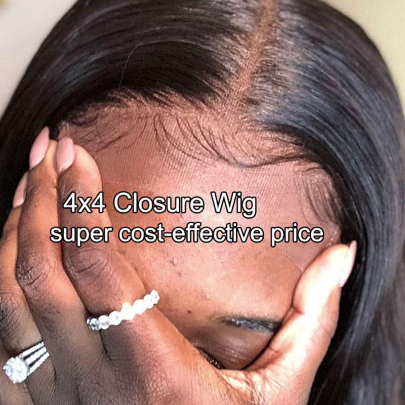 4x4 closure wig sale